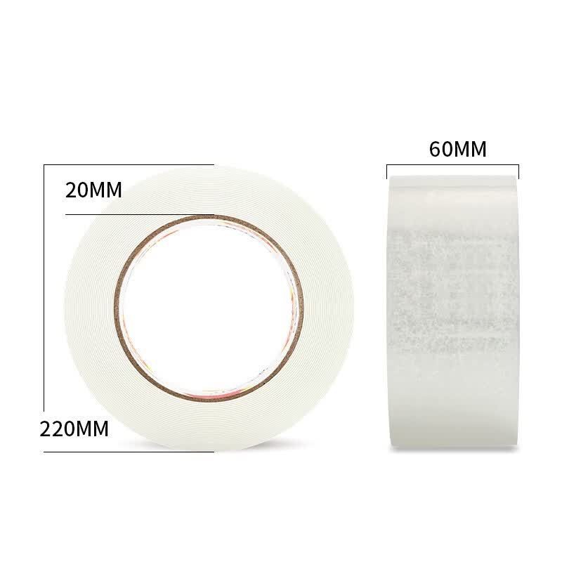(742)得力30334封箱胶带60mm*150y*45um(6卷/筒)(普透)